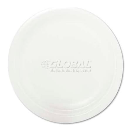 Solo Dart 9PWQR, Laminated Foam Plate, 9" Dia., White, 125/Pack 9PWQR